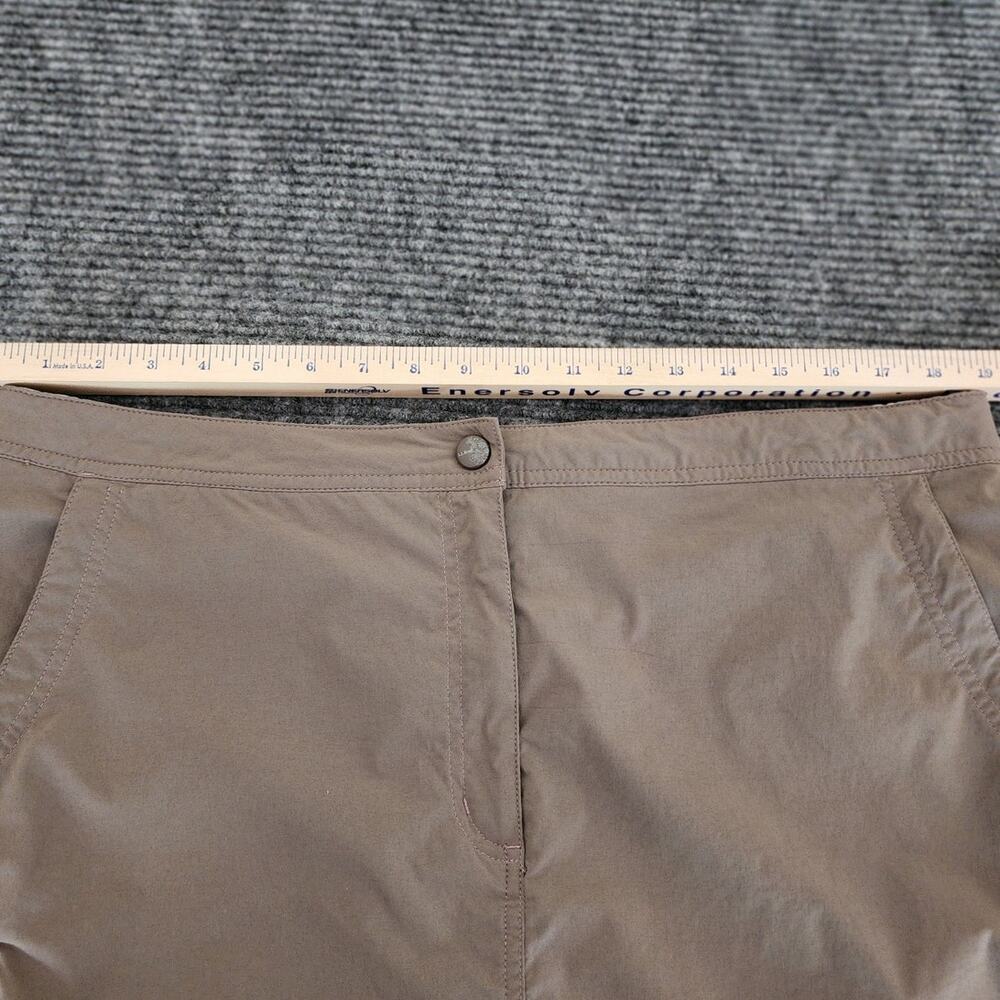 L.L. Bean Women's Size 18 Ash Brown Water-Repellent Comfort Trail Skort - Picture 12 of 13